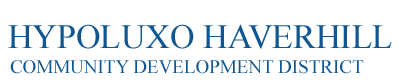 Hypoluxo Haverhill Community Development District Logo